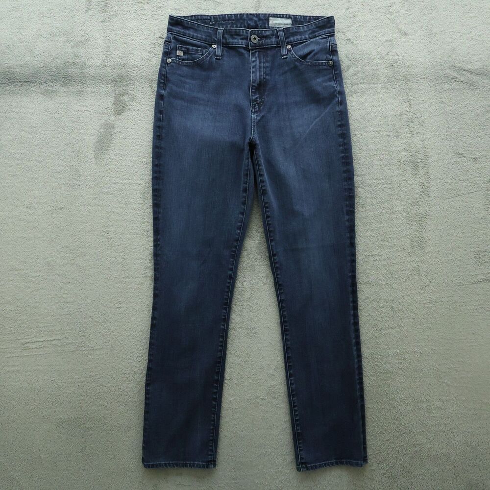 Adriano Goldschmied AG Women's Size 28R High-Rise Slim Straight Denim 29" Inseam